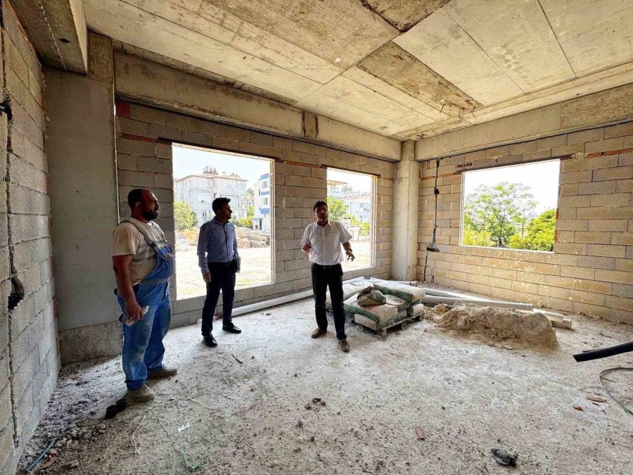 Manavgat’ta Yatılı Hafızlık Kız Kur’an Kursu’nun Kaba İnşaatı Tamamlandı