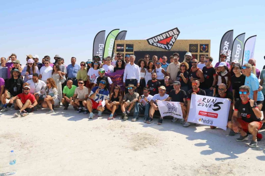 Runfire Salt Lake Ultra Trail Maratonu, Renkli Görüntülere Sahne Oldu