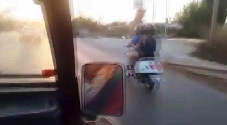 Emniyet Şeridini Kullanan Sürücülere Videolu Tepki