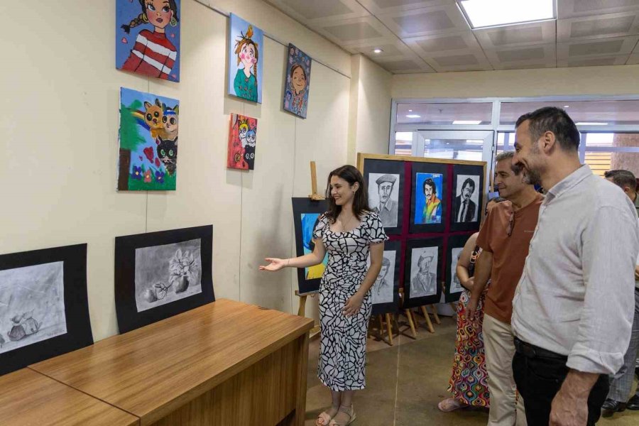 Manavgat’ta Yaz Dönemi Çocuk Etkinlikleri Sergisi Beğeni Topladı