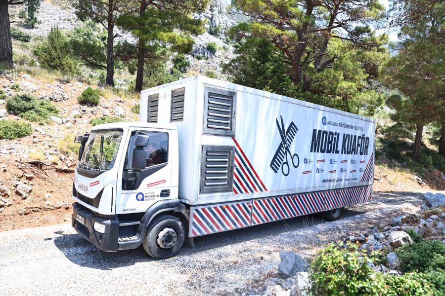 Mobil Kuaför Tırı Antalya’nın Yaylalarında