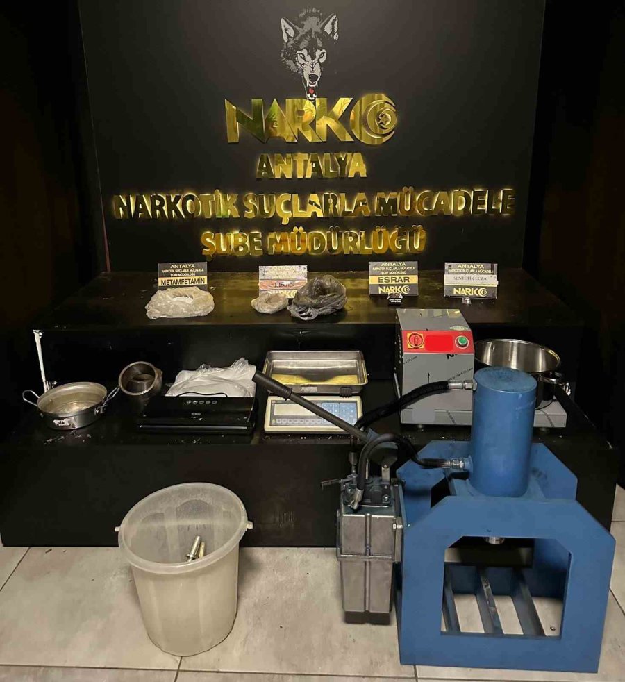 Antalya’da Uyuşturucu Operasyonlarında 7 Tutuklama