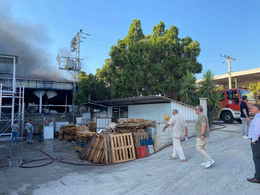 Antalya’da 2 Depo Yangında Küle Döndü