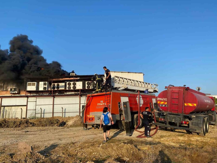 Antalya’da 2 Depo Yangında Küle Döndü