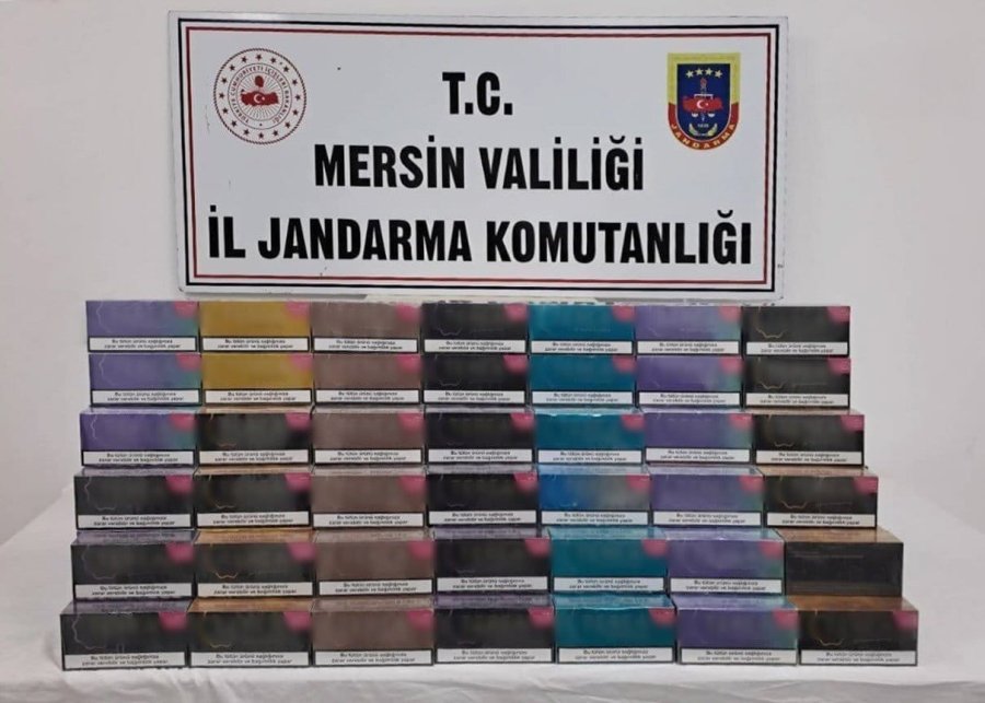 Mersin’de Kaçak Makaron Operasyonu: 3 Gözaltı