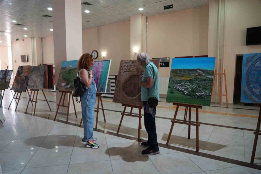 ’hititlerin İzinde Çorum’dan Niğde’ye Sergisi’ Sanatseverlerle Buluştu