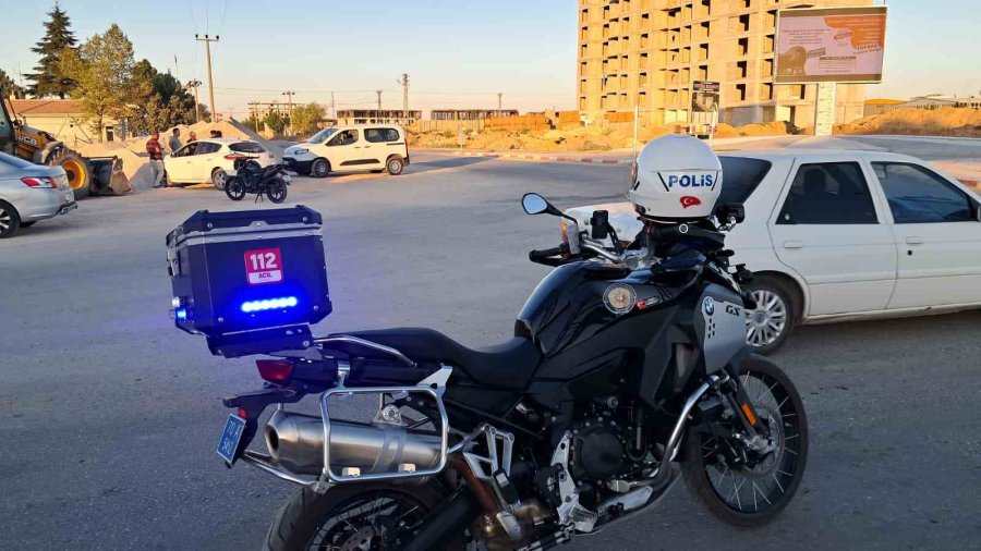 Karaman’da Motosiklet Kazası: 2 Yaralı