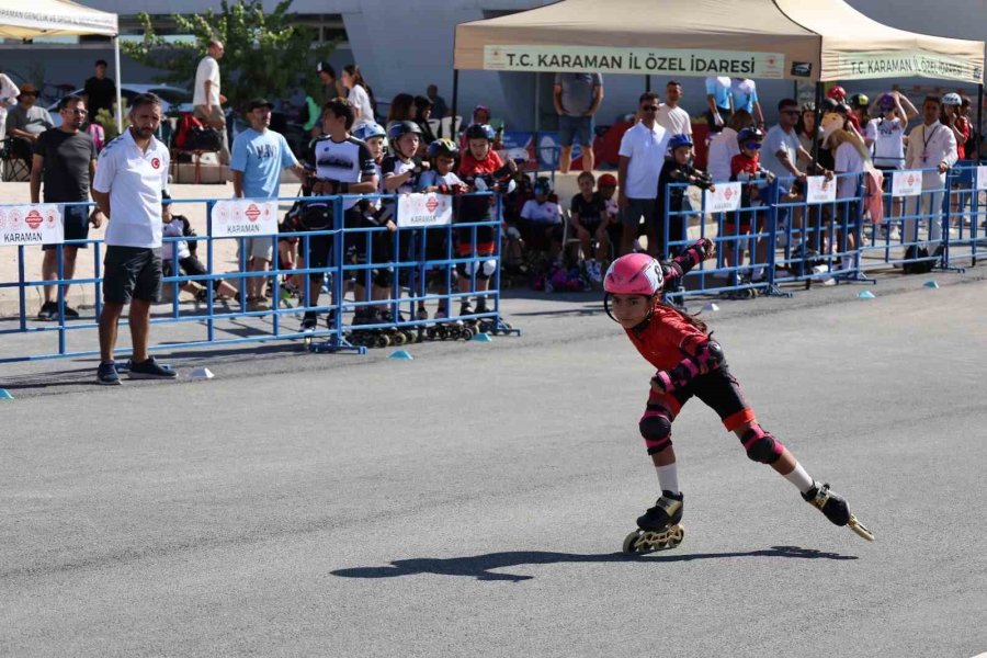 Karaman’da Düzenlenen ‘tekerlekli Paten Türkiye Şampiyonası’ Başladı