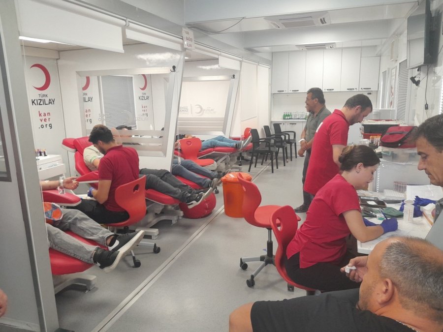 Karapınar’da Kan Bağışına Yoğun İlgi
