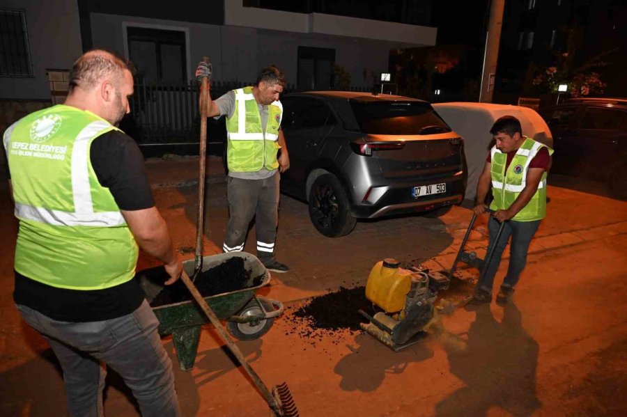 Kepez Belediyesi, ’anında Çözüm Ekibi’ İle Gece Gündüz Sahada