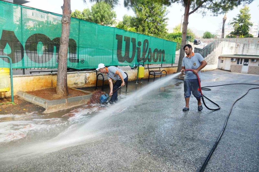 Alanya Belediyesi’nden Okullarda Kapsamlı Temizlik Seferberliği