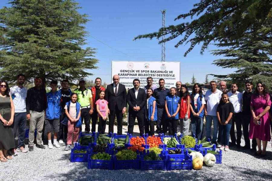 Karapınar’da "doğayla El Ele Öğreniyorum, Üretiyorum, Paylaşıyorum" Projesi Meyvelerini Veriyor