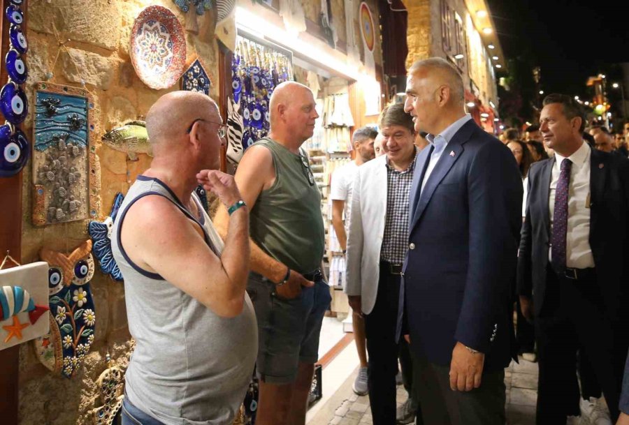 Bakan Ersoy: "antalya’ya Gelen Ziyaretçi Sayısı 11,7 Milyona Ulaştı"