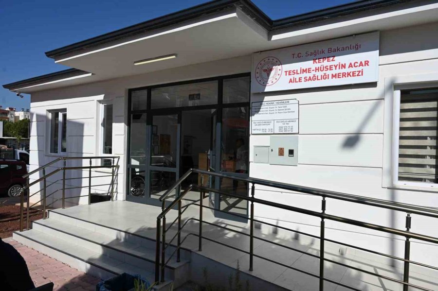 Kepez Teslime - Hüseyin Acar Aile Sağlığı Merkezi Hizmete Açıldı