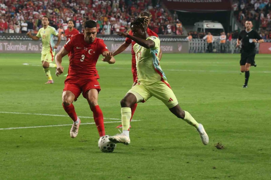 2026 Dünya Kupası Avrupa Elemeleri: Türkiye: 0 - İspanya: 3 (ilk Yarı)