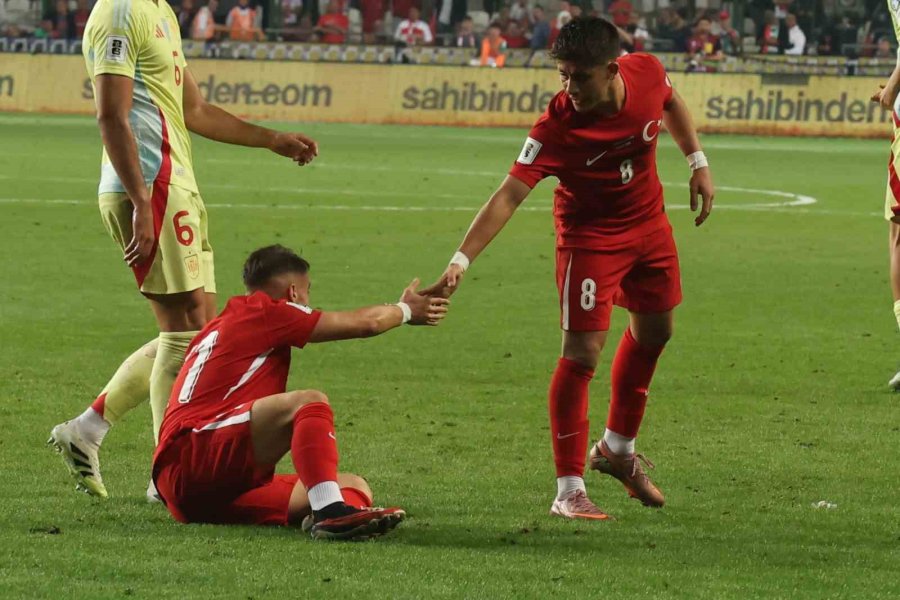 2026 Dünya Kupası Avrupa Elemeleri: Türkiye: 0 - İspanya: 3 (ilk Yarı)