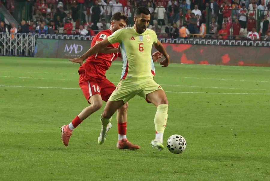 2026 Dünya Kupası Avrupa Elemeleri: Türkiye: 0 - İspanya: 3 (ilk Yarı)