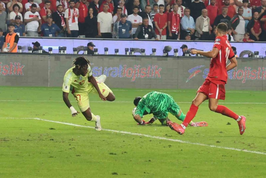 2026 Dünya Kupası Avrupa Elemeleri: Türkiye: 0 - İspanya: 3 (ilk Yarı)