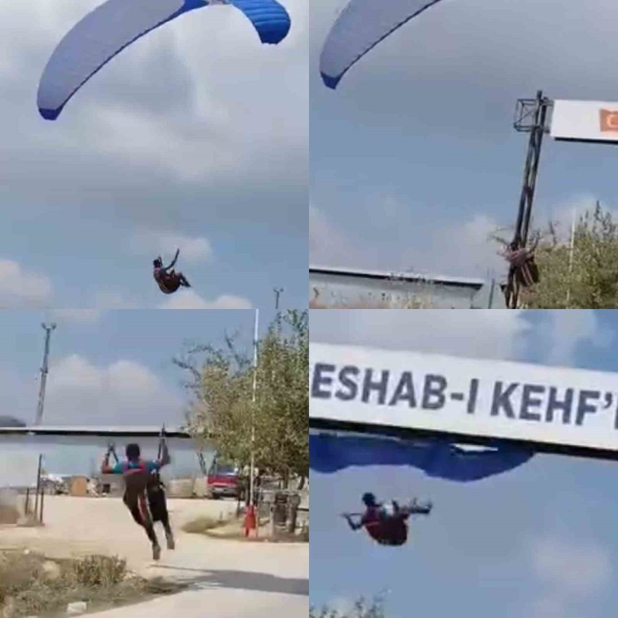 Mersin’de İki Ayrı Paraşüt Kazası: Biri Direğe Takıldı, Diğeri Denize Düştü