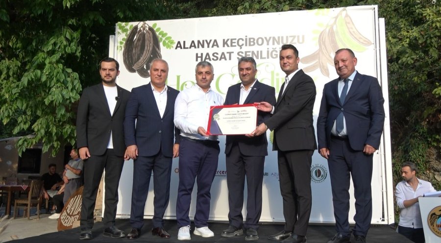 Alanya’da Keçiboynuzu Hasat Şenliği Ve Coğrafi Tescil Belge Töreni