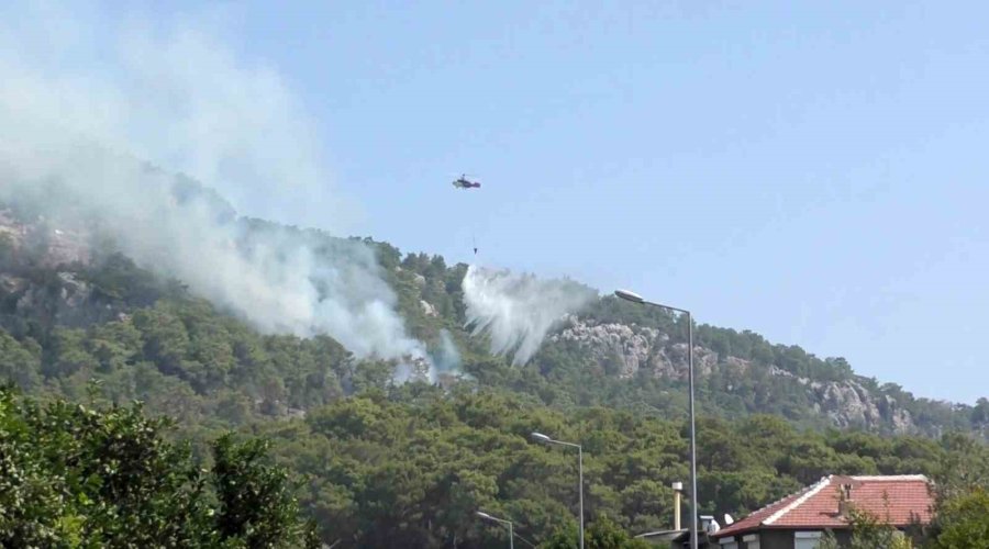 Kemer’de Ormanlık Alanda Çıkan Yangın Büyümeden Kontrol Altına Alındı