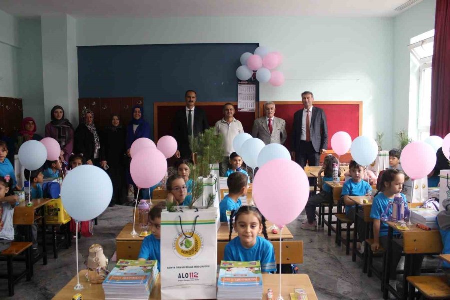 Beyşehir’de İlköğretim Haftası’nda Fidanlar Toprakla Buluşturuldu