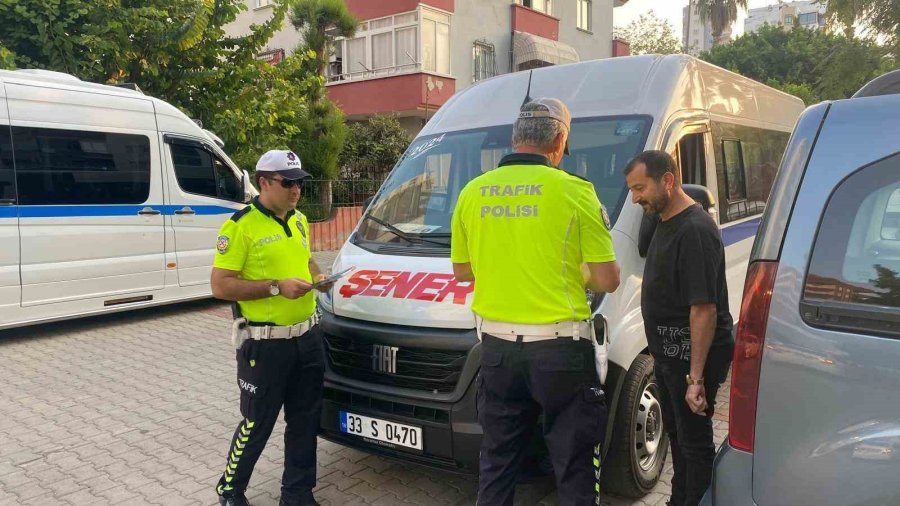 Mersin’de Okul Servislerine Sıkı Denetim