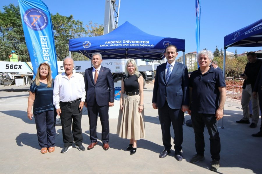 Akdeniz Üniversitesi Hastanesi Nöroloji Polikliniği Yeni Binasının Temeli Atıldı