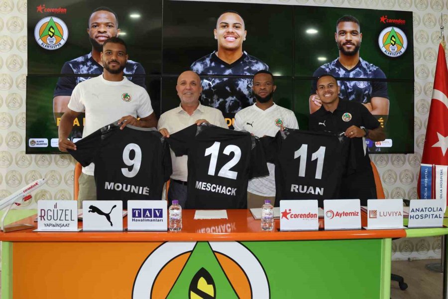 Alanyaspor’dan 3 İmza