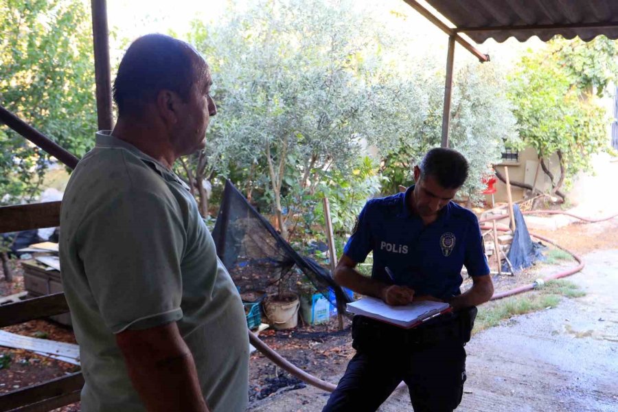 Antalya’da Alt Katta Yakılan Soba Üst Katı Küle Çevirdi