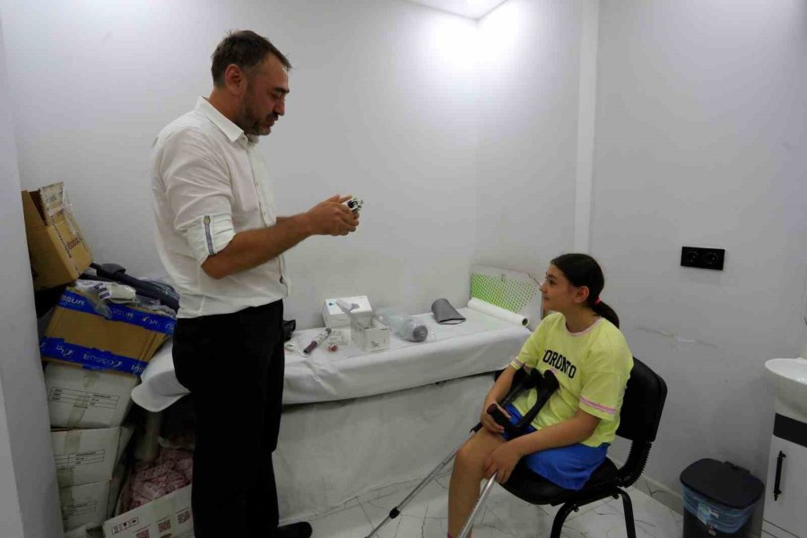 Özge Protez Bacağına Kavuşuyor Okula Gitmek İçin Gün Sayıyor