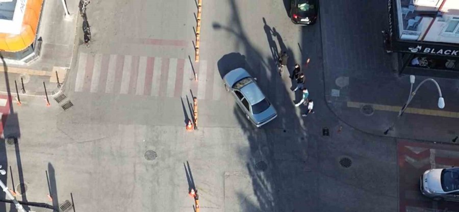 Karaman’da Yayalara Yol Vermeyen Sürücüler Cezadan Kaçamadı