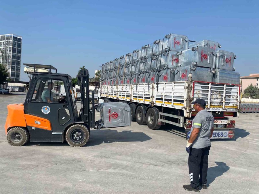 Akdeniz Belediyesinden Daha Temiz Bir Kent İçin 250 Yeni Çöp Konteyneri