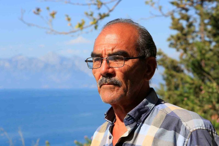 Denize Sıfır Sarp Kayalıklarda Ot Topluyor, Gören İtfaiyeyi Arıyor