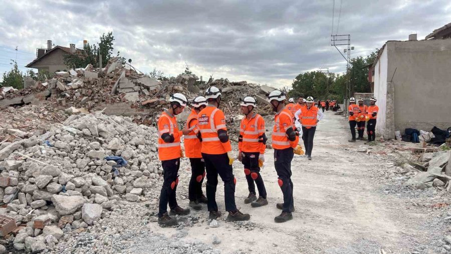 Konya’da Deprem Tatbikatı