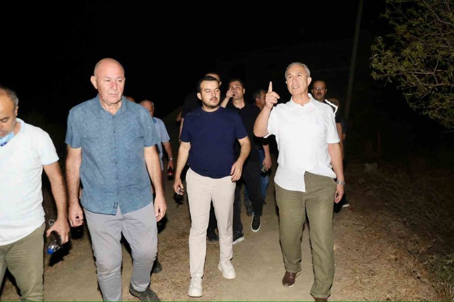 Alanya Belediye Başkanı Özçelik: "yangında İnsan Kaybımızın Olmaması Sevindirici"