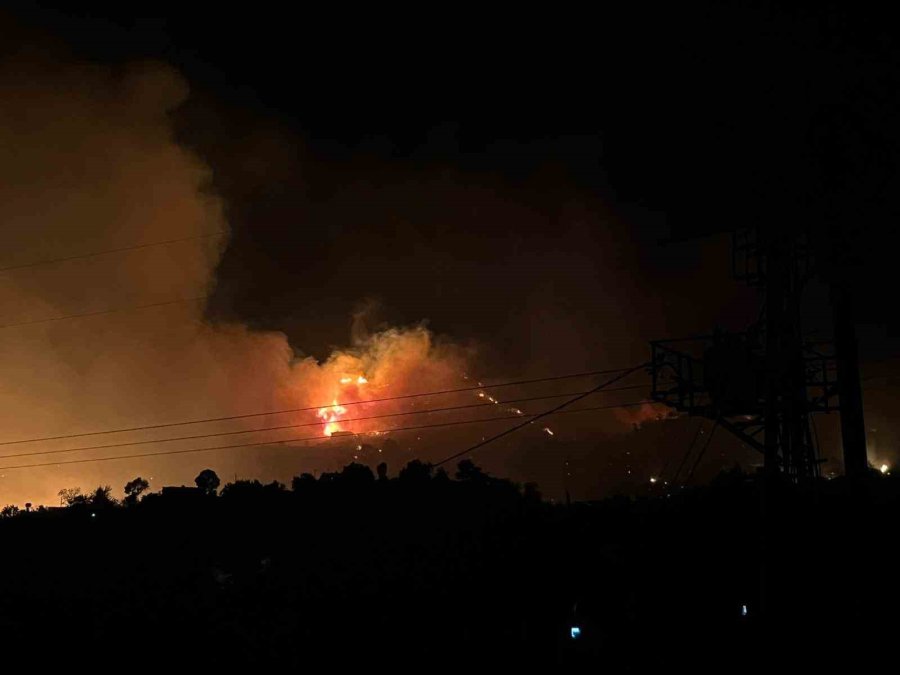 Alanya’da Orman Yangını
