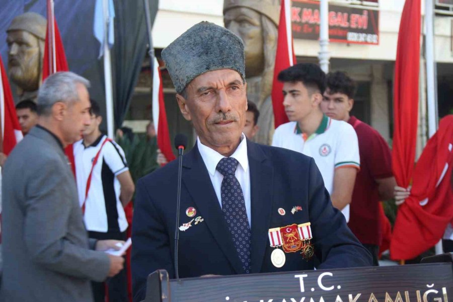 Serik’te 19 Eylül Gaziler Günü Töreni