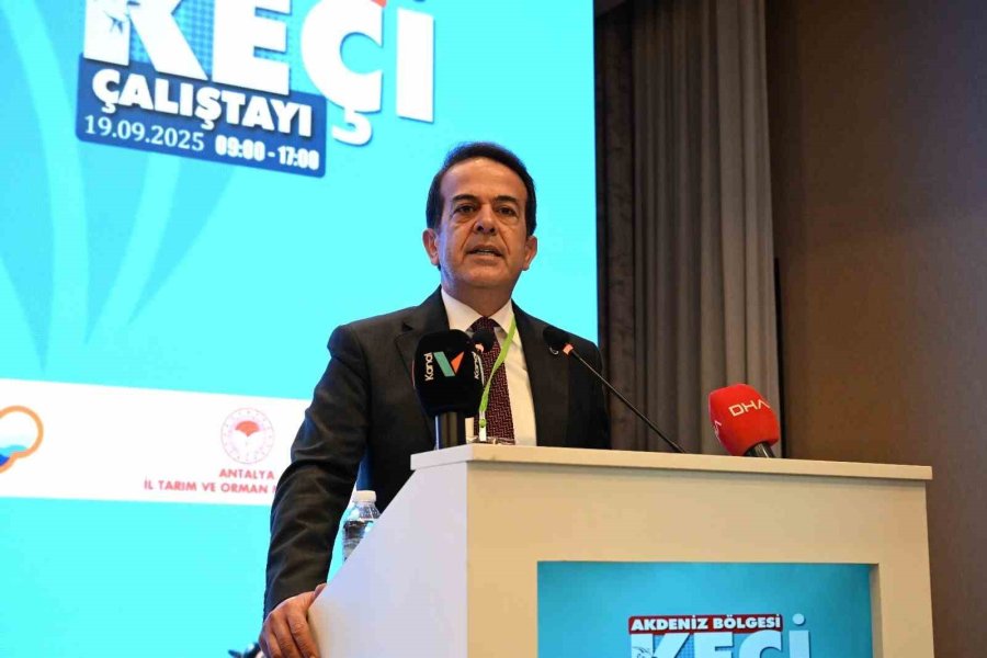 Antalya Tarım Konseyi Başkanı Çandır: "teke Yöresi Keçilerini Kaybetti"