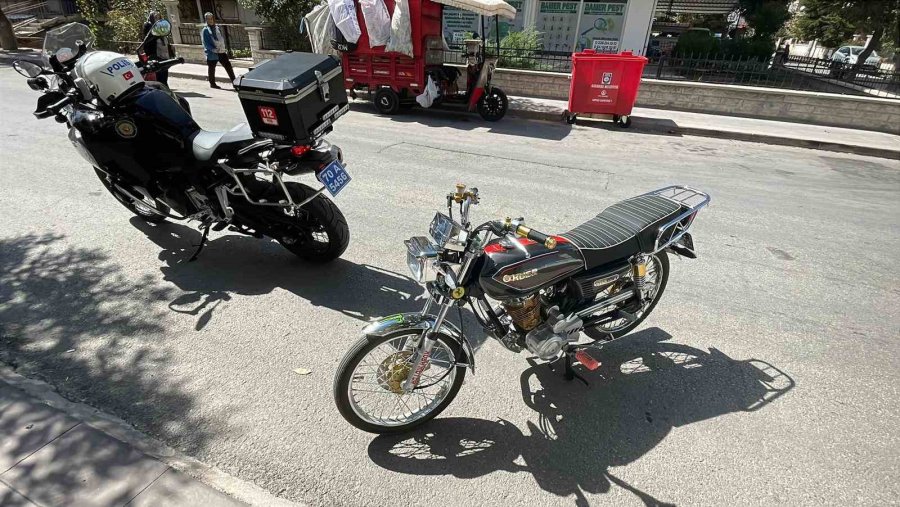 Karaman’da Motosikletten Düşen Çocuk Yaralandı