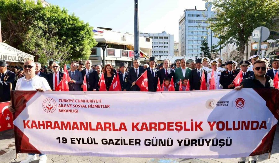 Mersin’de 19 Eylül Gaziler Günü Coşkuyla Kutlandı