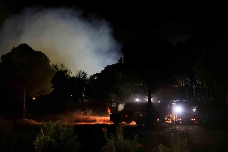 Antalya’da Otellere Yakın Ormanlık Alanda Çıkan Yangın Kontrol Altına Alındı