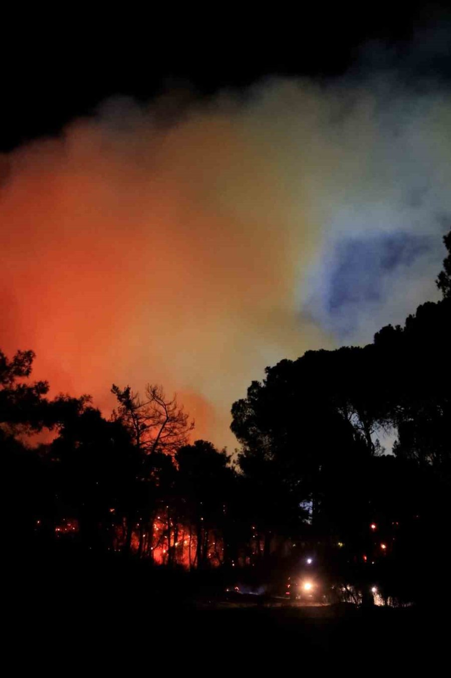 Antalya’da Otellere Yakın Ormanlık Alanda Çıkan Yangın Kontrol Altına Alındı