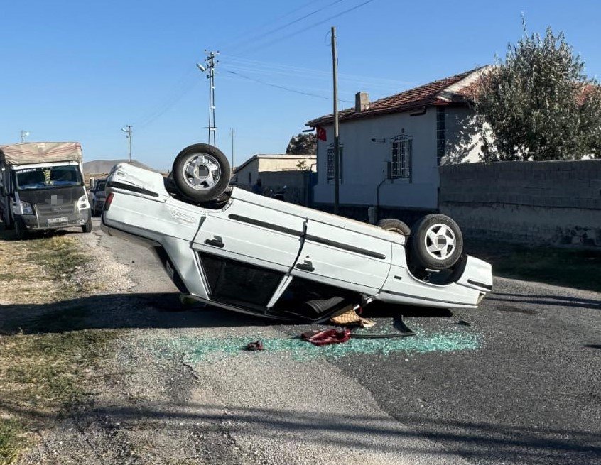 Karapınar’da Trafik Kazası: 1 Yaralı