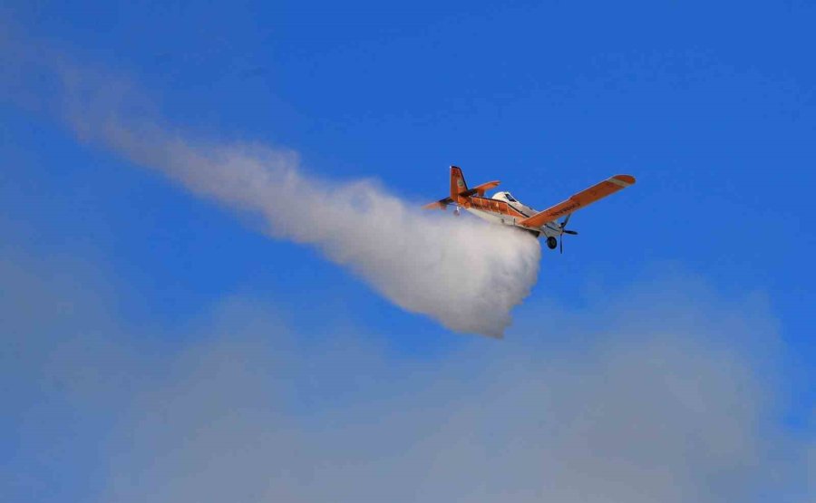 Serik’te Orman Yangınının Enerjisi Düşürüldü