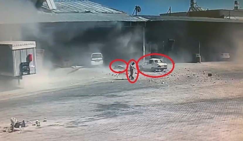 Demre Hali’ndeki Patlamada Güvenlik Kamerasındaki Detay Olayın Şiddetini Gözler Önüne Serdi