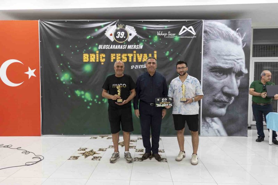 39. Mersin Briç Festivali’ne 350’den Fazla Sporcu Katıldı