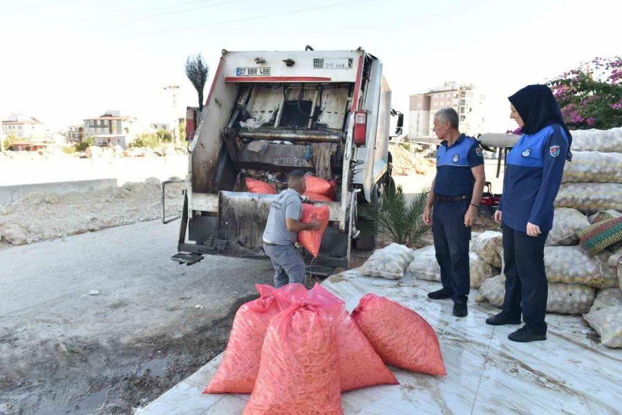 Otel Ve Restoranlara Verilen 1,5 Ton İşlenmiş Patates İmha Edildi