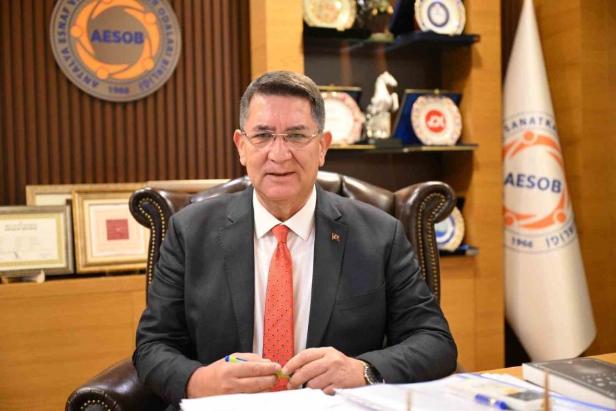 Aesob Başkanı Dere: "pazar Günü Düzenlemesi Esnafımız İçin Tarihi Bir Adım Olur"