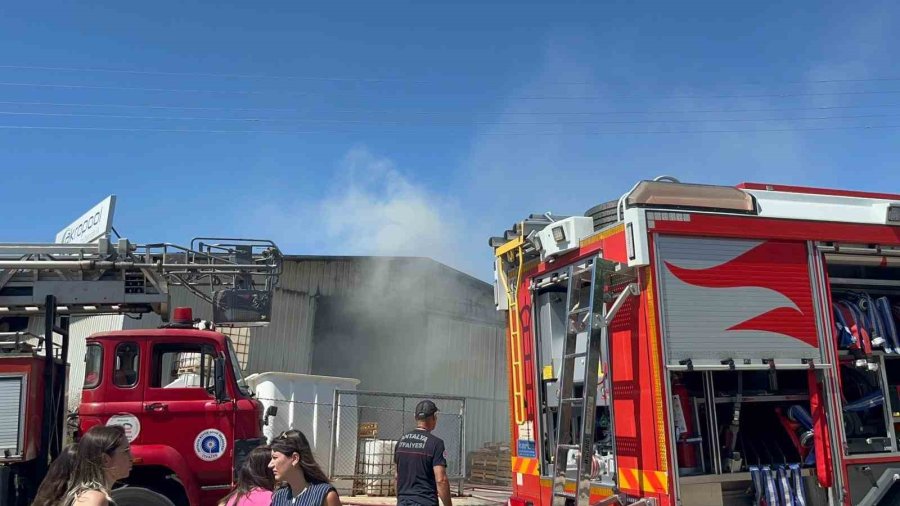 Alanya’da Serada Çıkan Yangın Depoya Sıçradı